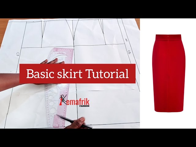 Essential Basic Knee Skirt Olive